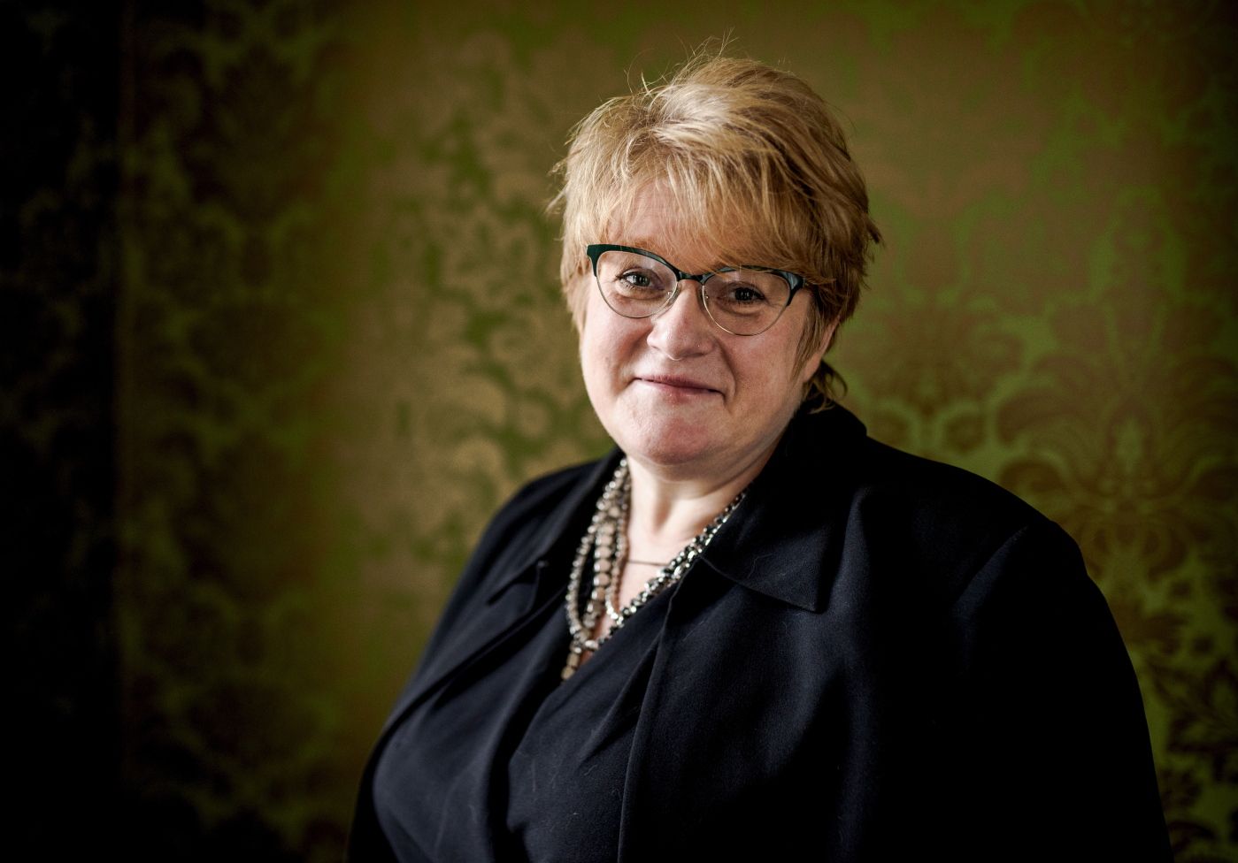 Oslo 04.04.18: Kulturminister og Venstre-leder Trine Skei Grande hjemme i leiligheten i Oslo. Foto: John Trygve Tollefsen