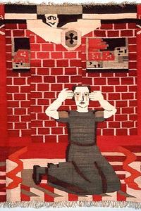 ETIKK OG ESTETIKK: Kunst har alltid vært en del av politiske bevegelser, men dagens debatt rundt ytringsfrihet og politisk kunst etterlater kunstnere i en vanskelig posisjon. Her Hannah Ryggens vev «Gru. Fra borgerkrigen i Spania» fra 1936. FOTO: NASJONALGALLERIET