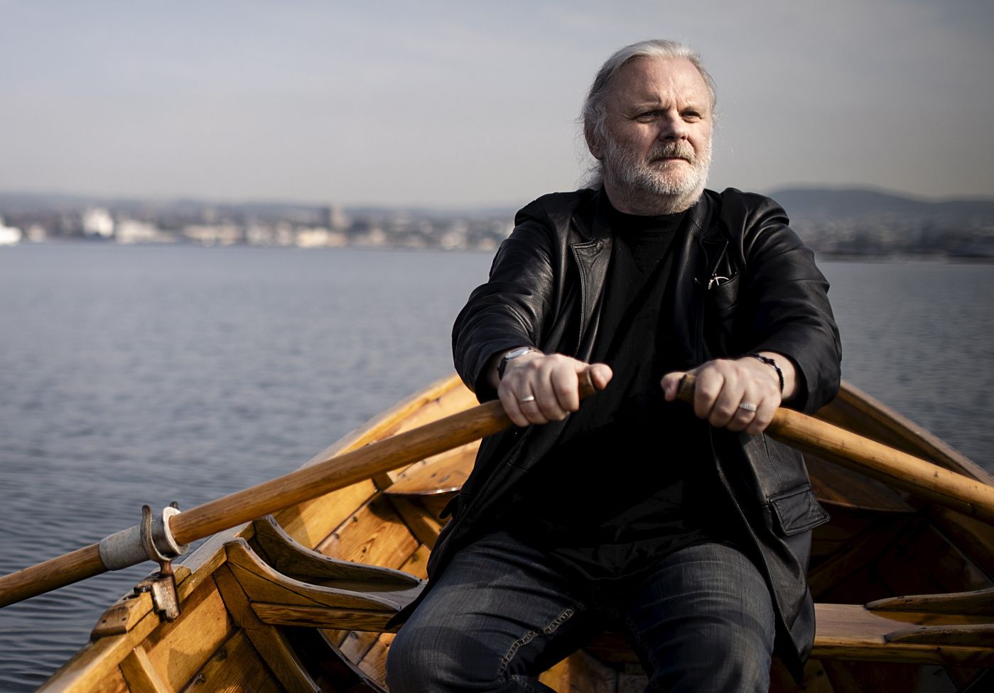 Oslo, Norge, 27.08.2019. Forfatter og drammatiker, Jon Fosse i Oslo. Foto: Christopher Olssøn.