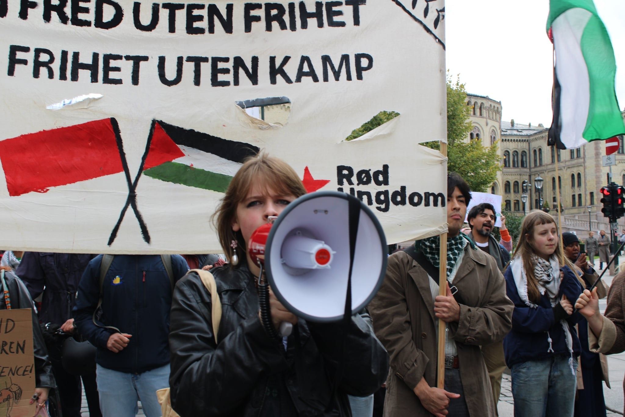 Kampavstemming: Alexandra Joy Messel Øhrn-Fredwall er Rød Ungdoms nye frontfigur. Sittende leder Halvor Bergkvist tapte kampen.