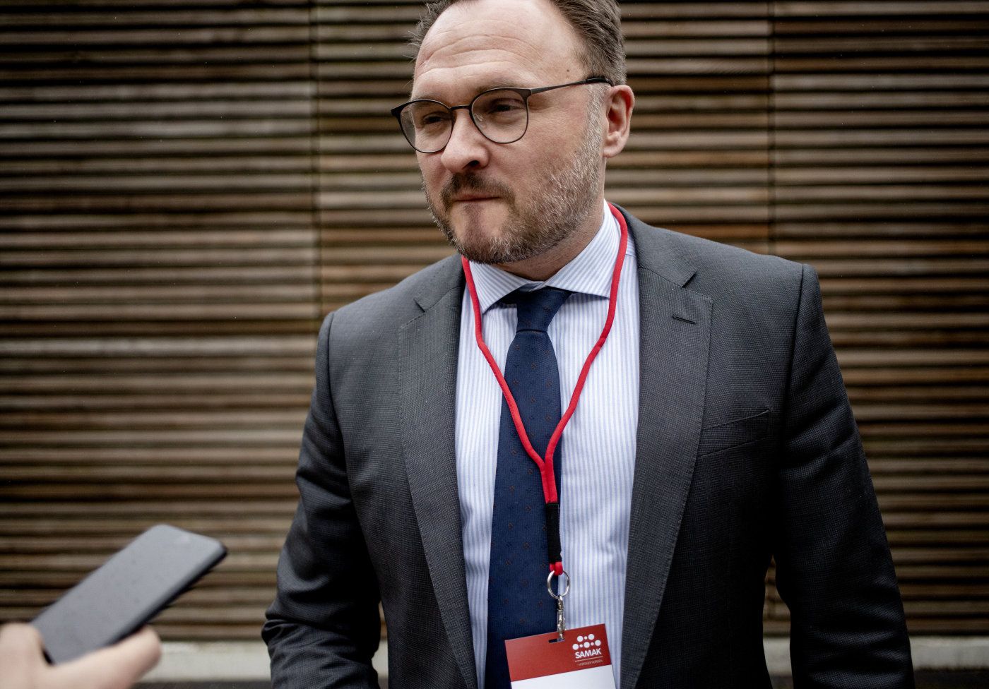 Onsdag 29. januar møttes toppene i arbeiderbevegelsen fra hele Norden til toppmøte i Samak, Samarbeidskomiteen i Norden.  Temaet for toppmøtet var klima og ulikhet, og den nordiske arbeiderbevegelsens svar på rettferdig omstilling.”
5279: Dan Jørgensen, klima-, energi- og forsyningsminister, Socialdemokratiet.