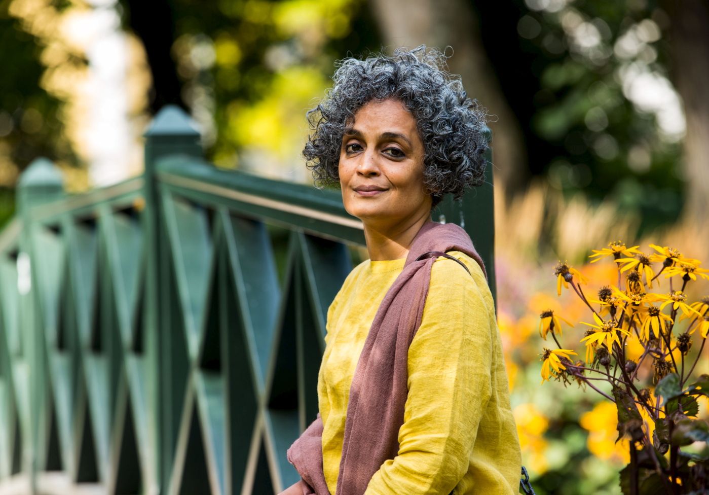 Oslo, Norway 20170918. 
 Forfatter Arundhati Roy besøker Oslo i forbindelse med sin bokturnÈ etter lanseringen av boken "The Ministry of Utmost Happiness". 
 Foto: Mariam Butt / NTB scanpix