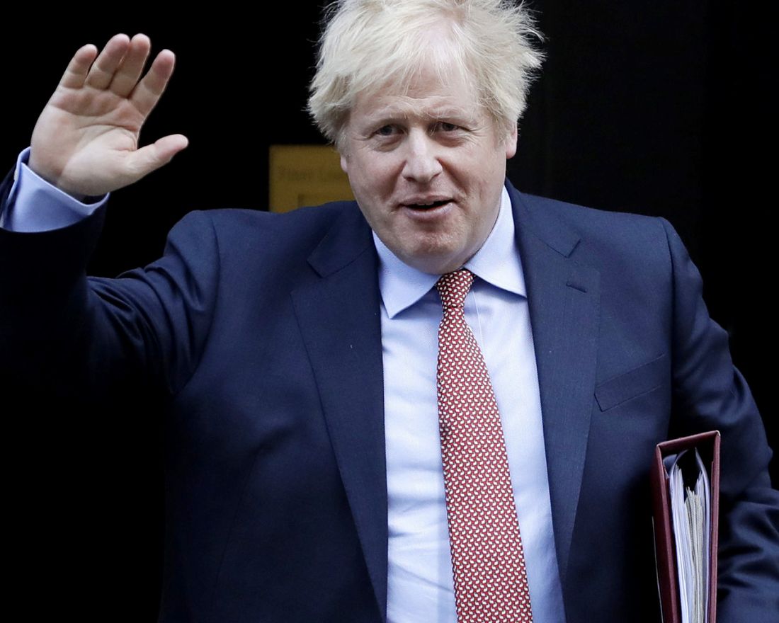 Britain’s Prime Minister Boris Johnson leaves 10 Downing Street to attend the weekly session of Prime Ministers Questions in Parliament in London, Wednesday, Jan. 29, 2020. Britain officially leaves the European Union on Friday after a debilitating political period that has bitterly divided the nation since the 2016 Brexit referendum. (AP Photo/Kirsty Wigglesworth)