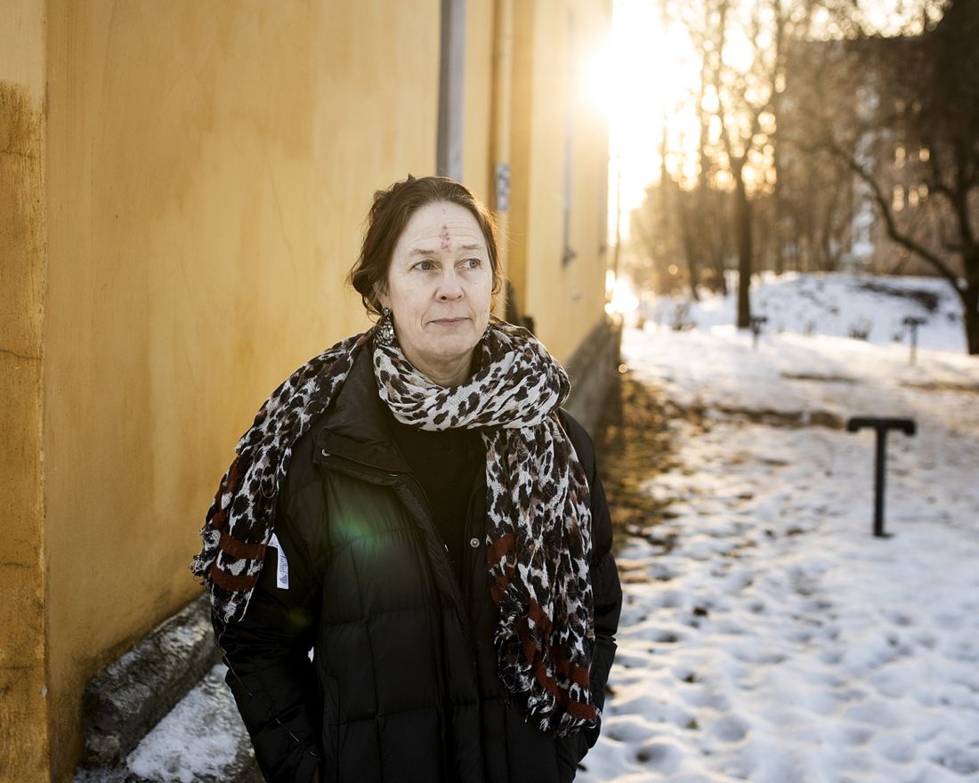 Oslo, Norge, 28.12.2018. Anne Oterholm er forfatter og jobber som lærer på forfatterstudiet i Tromsø. Foto: Christopher Olssøn.