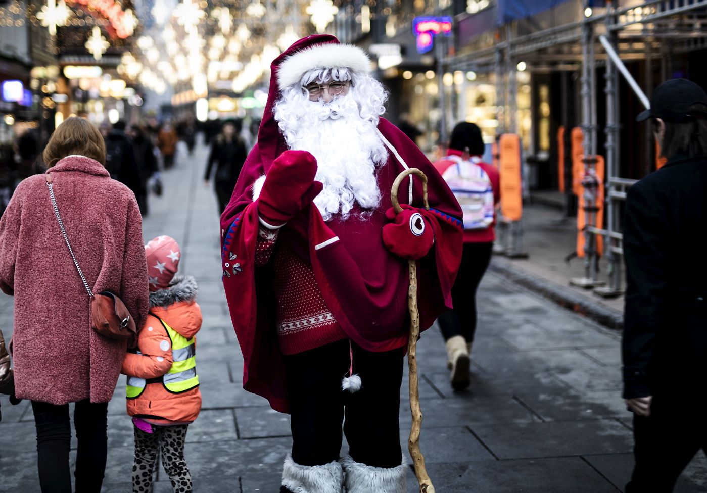 Oslo, Norge, 20.12.2018. Magnus Marsdal på juleshopping i Oslo sentrum. Foto: Christopher Olssøn.
