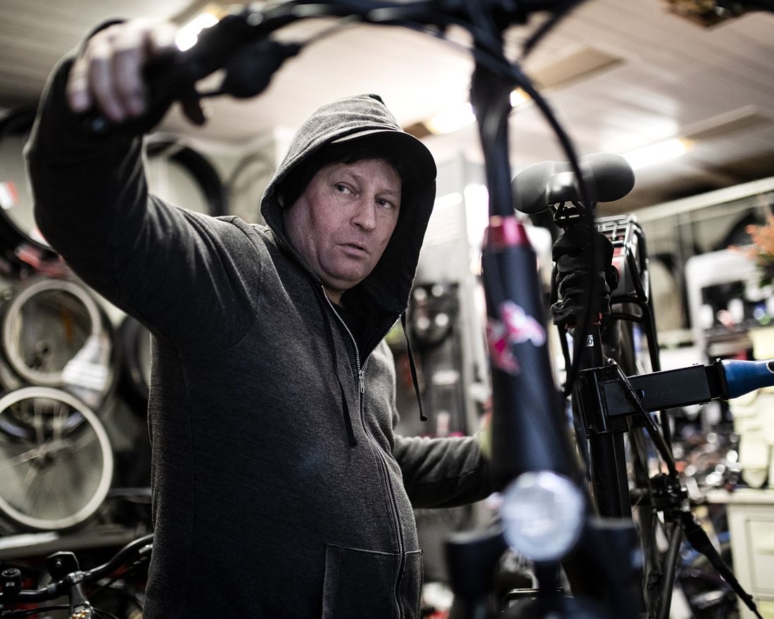Oslo, Norge, 24.09.2019. Livet intervju med sykkelmekaniker, Erling van Pham. Foto: Christopher Olssøn.