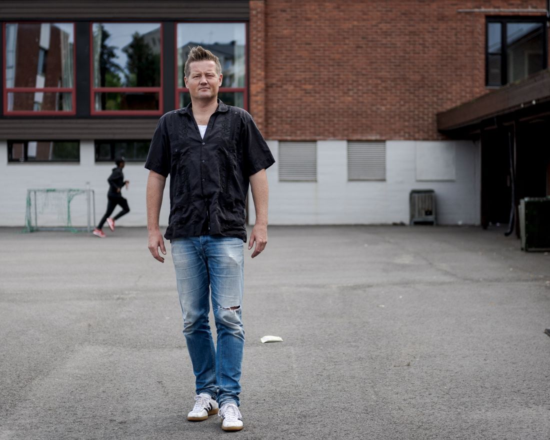 Oslo 240817 Skoleaktivist og lærer Simon Malkenes. Foto: John Trygve Tollefsen
