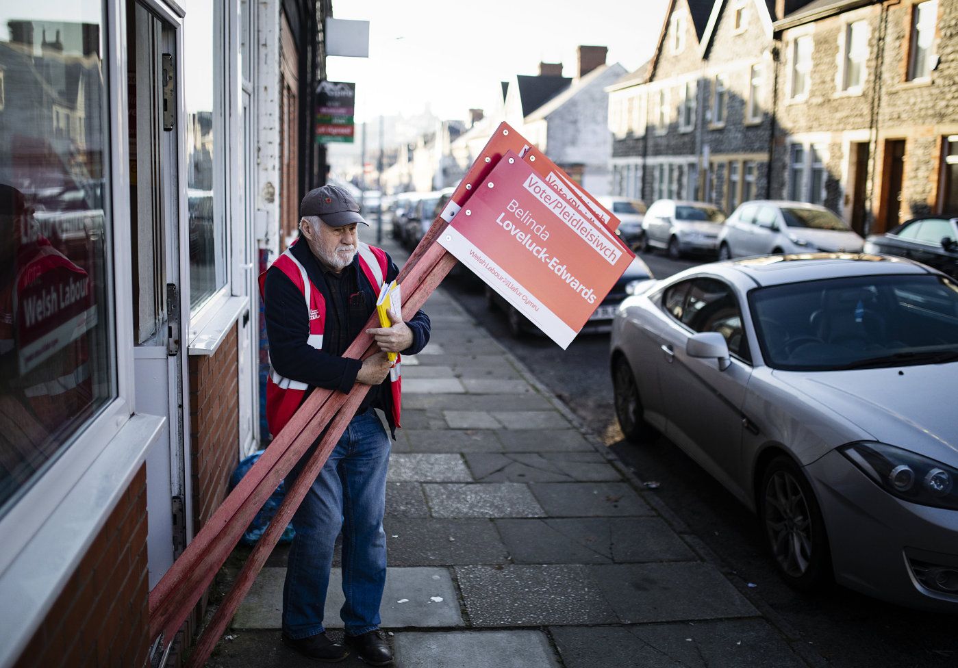 Cardiff, Wales, 04.12.2019. Fotografier til sak om det britiske valget. Foto: Christopher Olssøn.