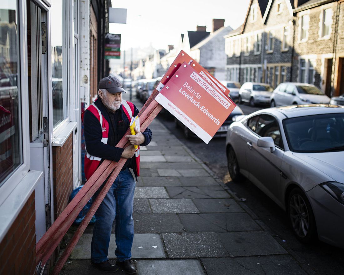 Cardiff, Wales, 04.12.2019. Fotografier til sak om det britiske valget. Foto: Christopher Olssøn.