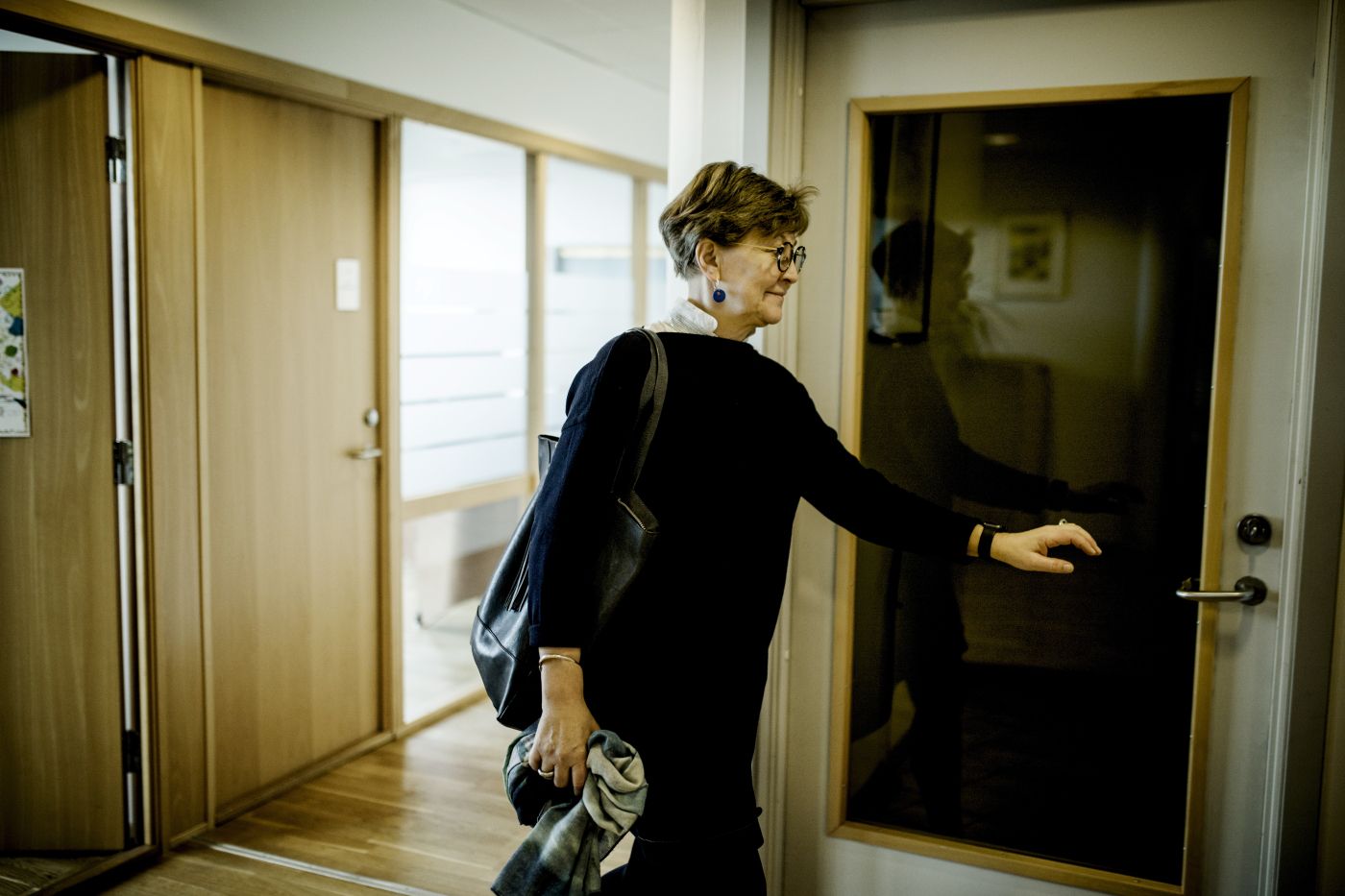 Mette Nord, leder av Fagforbundet. Bilder tatt på hennes kontor.