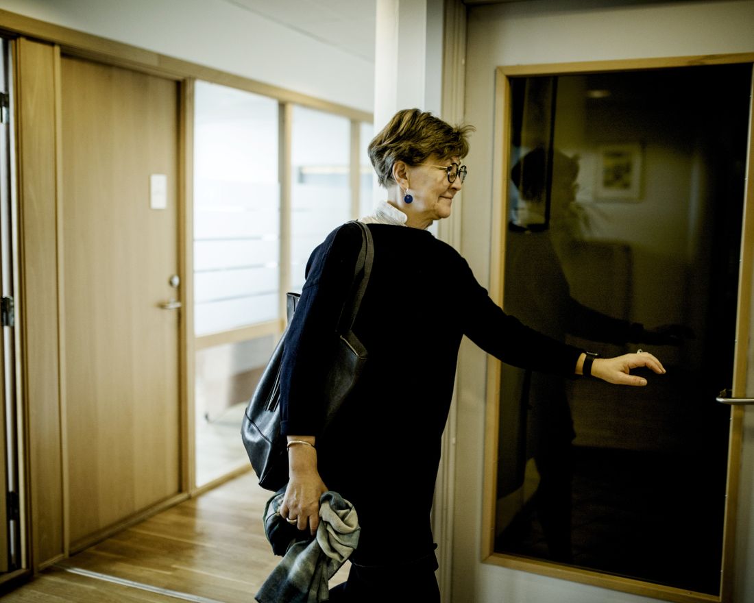 Mette Nord, leder av Fagforbundet. Bilder tatt på hennes kontor.