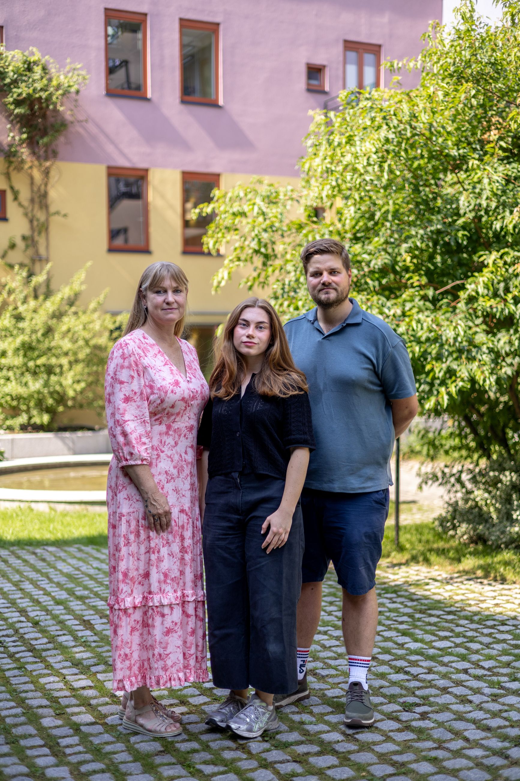 trio: SVs Grete Wold, MDGs Margit Martinsen Bye og Tobias Drevland Lund i Rødt.