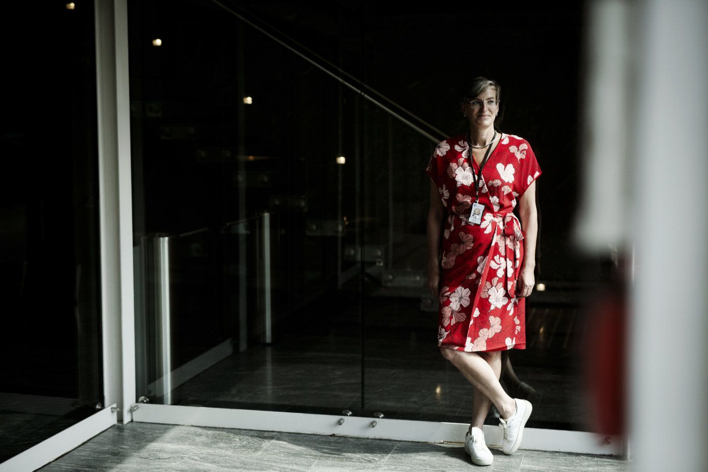 Direktør Ellen Hambro fotografert utenfor Miljødirektoratets kontorer på Helsfyr i Oslo. Til sak om at oljebransjens ulovlige utslipp skal anmeldes oftere. Foto: Hanne Marie Lenth Solbø