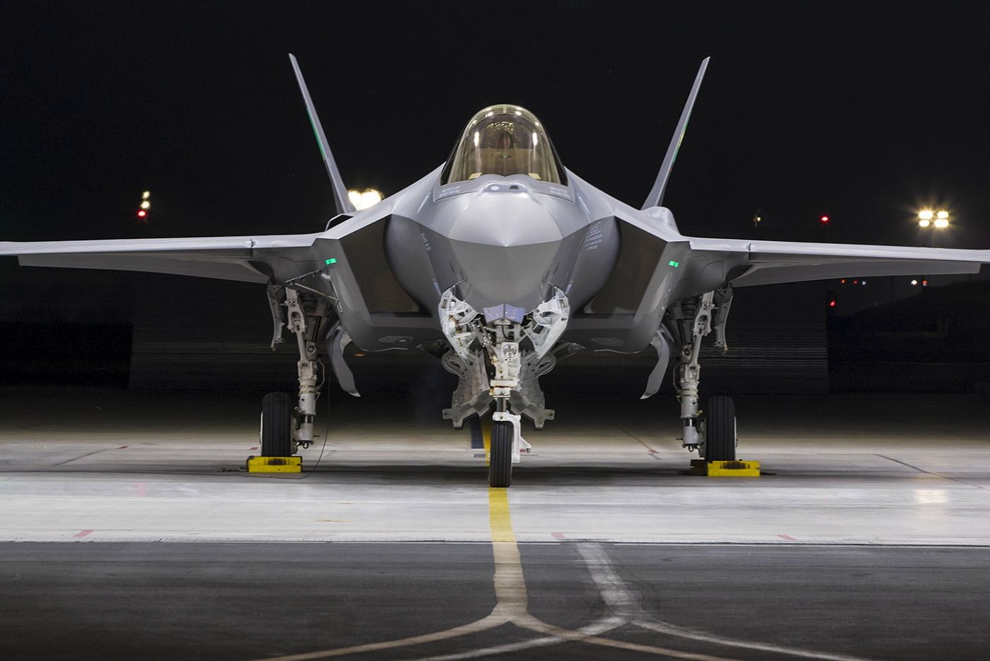 Norske F-35 før avreise fra Forth Worth, Texas (USA)