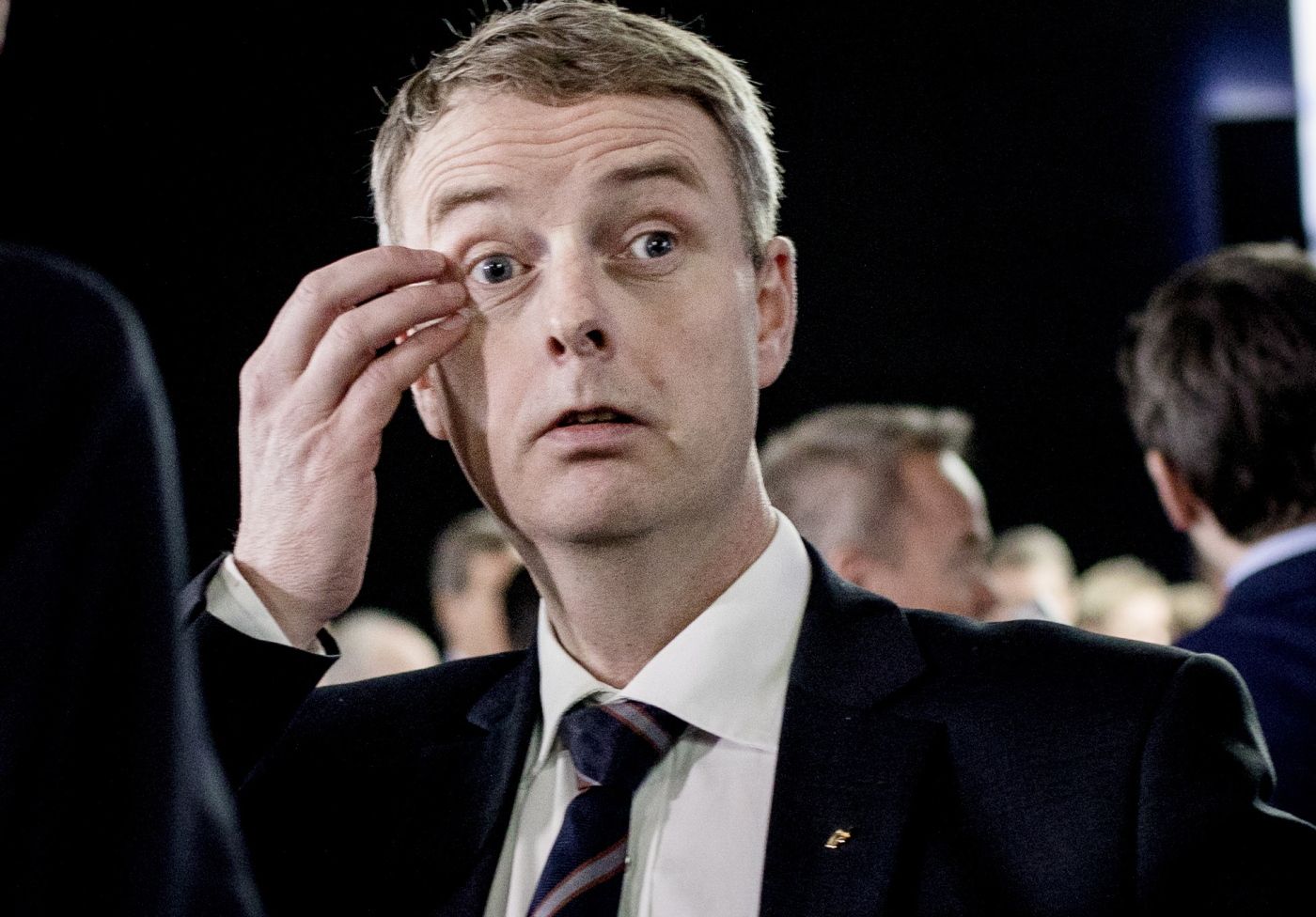 Terje Søviknes, frp, olje- og energiminister. Bildet er tatt under NHOs årskonferanse, verdien av arbeid, 2018 i Oslo Spektrum. 
 FOTO: Anniken C. Mohr