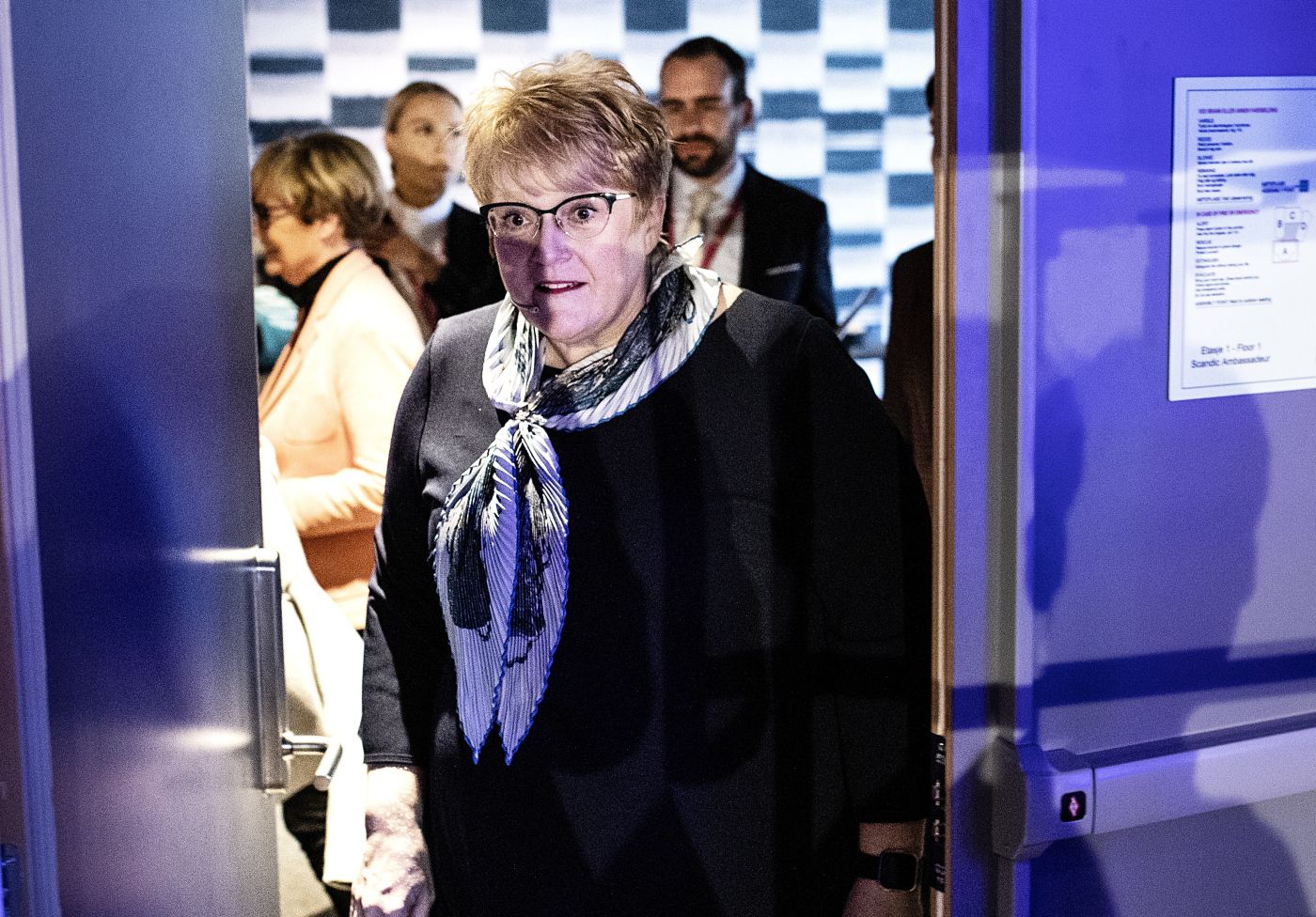 Oslo, Norge, 29.03.2019. Kulturminister Trine Skei Grande legger frem kulturmeldingen på Scandic Ambassador hotel i Drammen som en del av årsmøtet til Landslaget for lokalaviser (LLA). Foto: Christopher Olssøn.