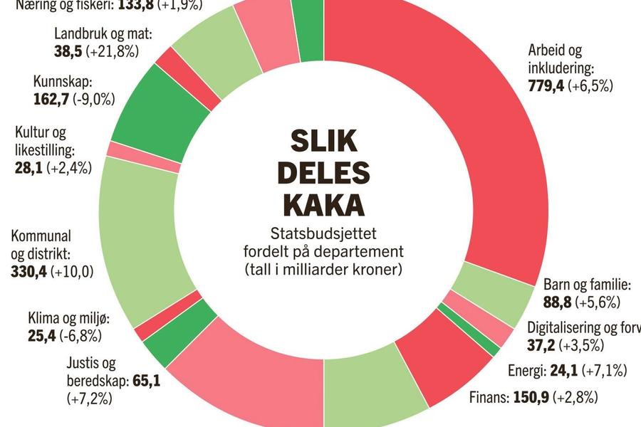 Årets kake: Her er de store stykkene