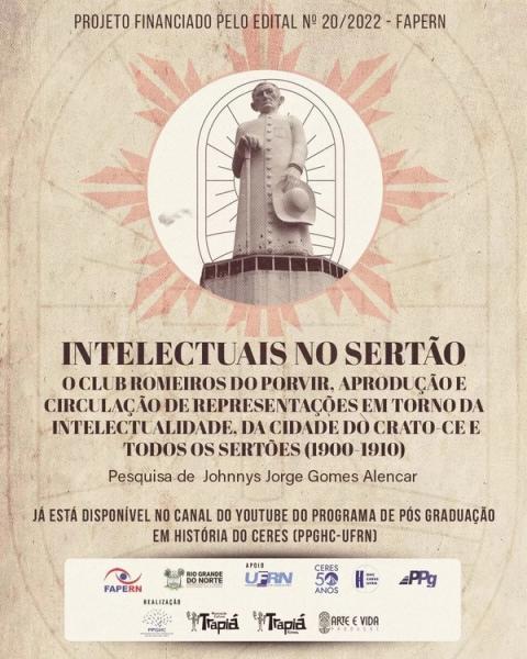 Banner do documentário Intelectuais no sertão