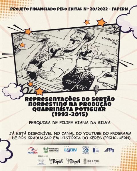 Banner do documentário Representações do sertão nordestino na produção quadrinista potiguar