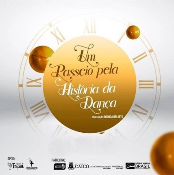 Banner do projeto Um passeio pela História da Dança