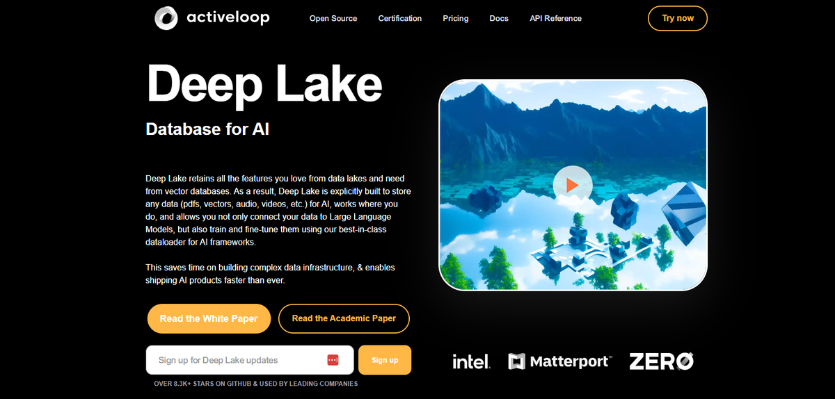 Deep Lake - Best Vector Databases