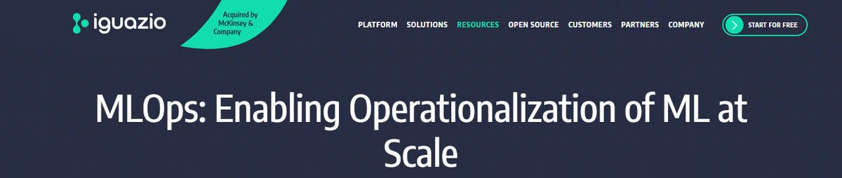 Solutions - MlOps Tools