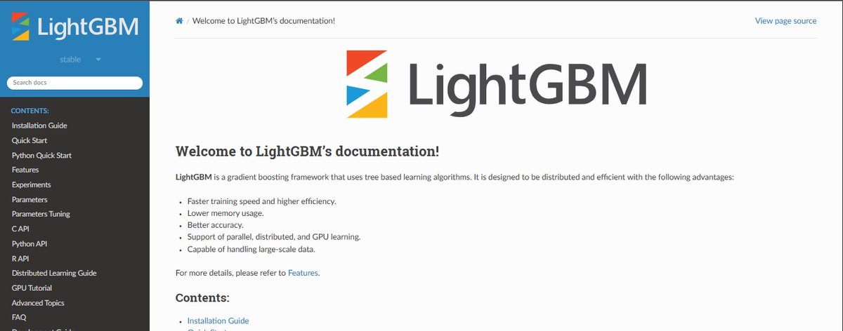 Machine Learning Framework