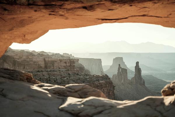 landscape of canyon