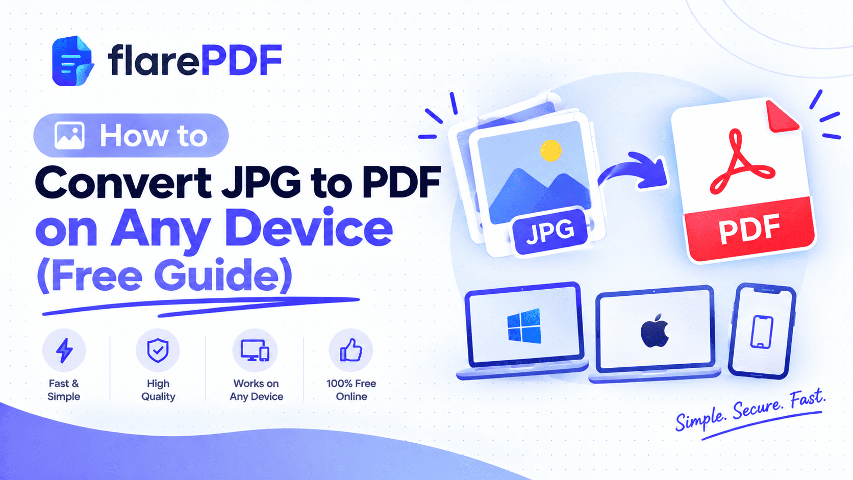 How to Convert JPG to PDF on Any Device (Free Guide)
