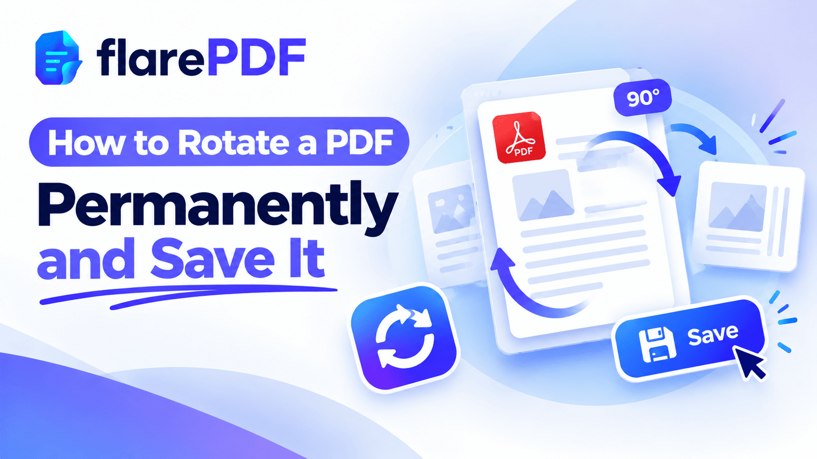 How to Rotate a PDF Permanently and Save It (Free)