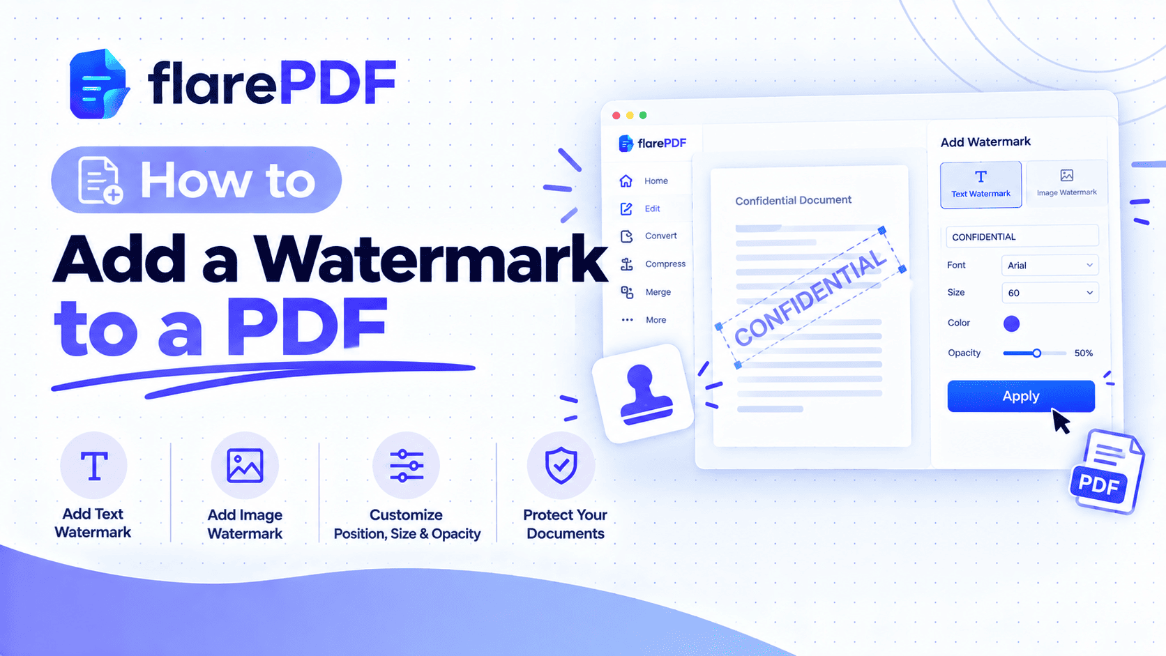How to Add a Watermark to a PDF (Free, No Sign-Up)