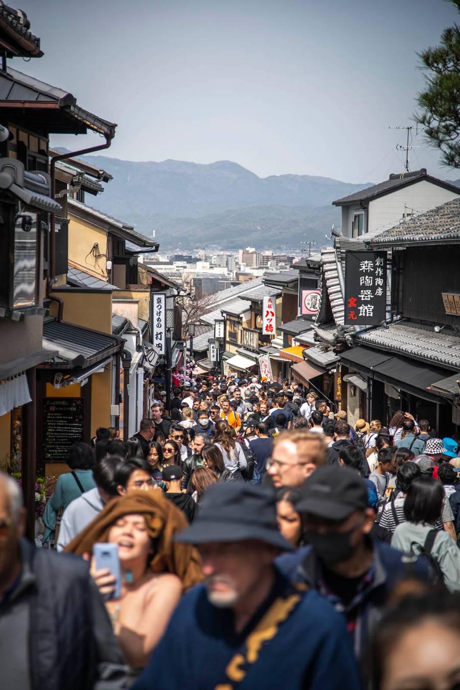 Kiyomizu-dera Temple has become the main tourist attraction for those going to Kyoto for a short period. So much so, that it has become massively overcrowded and unsustainable for locals.