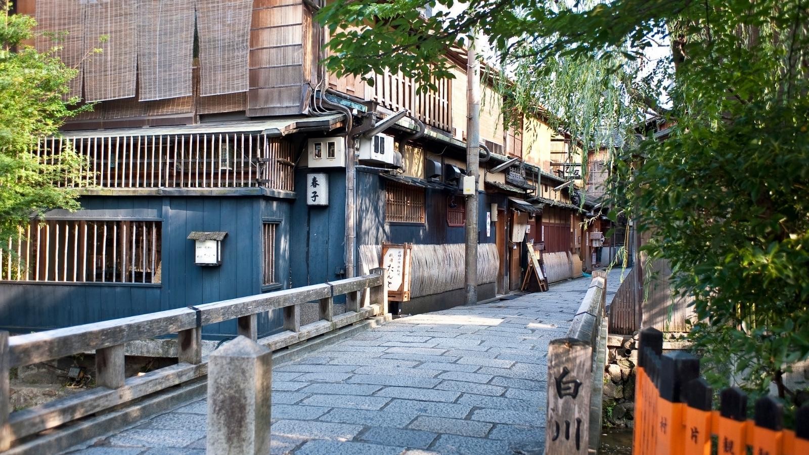 This is the Kyoto most visitors never see. Early morning in a traditional neighborhood, before the tour buses arrive. This peaceful side of the city waits just beyond the crowded tourist spots.
