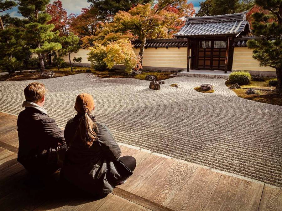 Getting to the temples at the right time means beating the crowds.