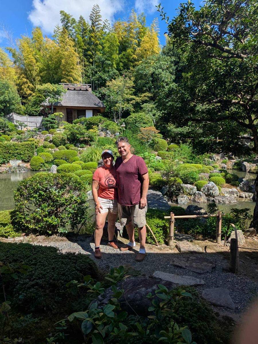 The gardens of Toji-in Temple in Arashiyama shine best in the greener months!