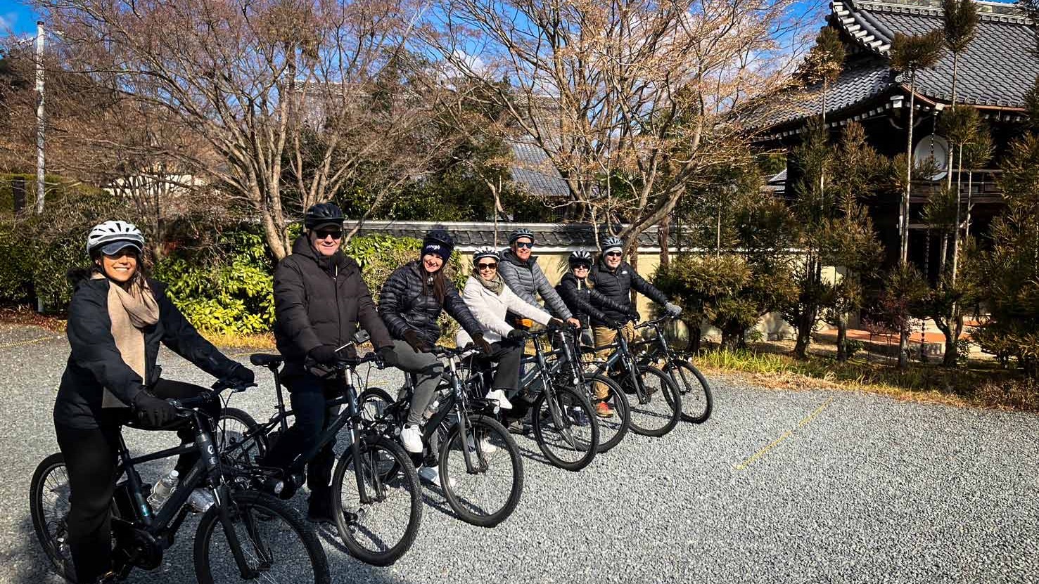 Small bicyle tours are a great alternative to overcrowded tourist spots.
