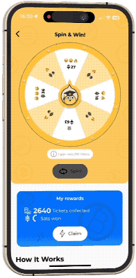Auszahlungs-Flow auf Mobilgeräten der Simple Bitcoin App