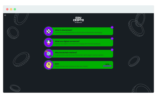 Untermenü in der Bitsonauts Academy