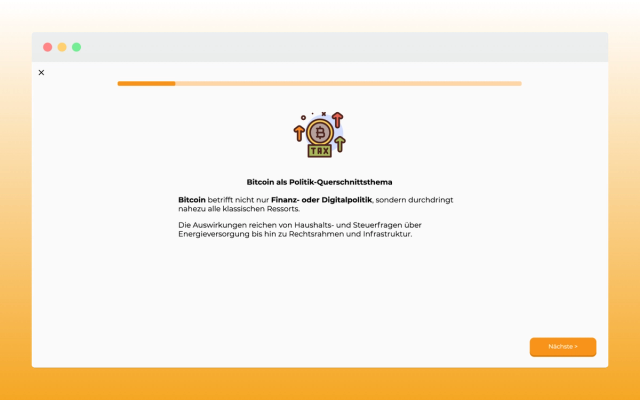 Lernscreen zu Politik und Steuern