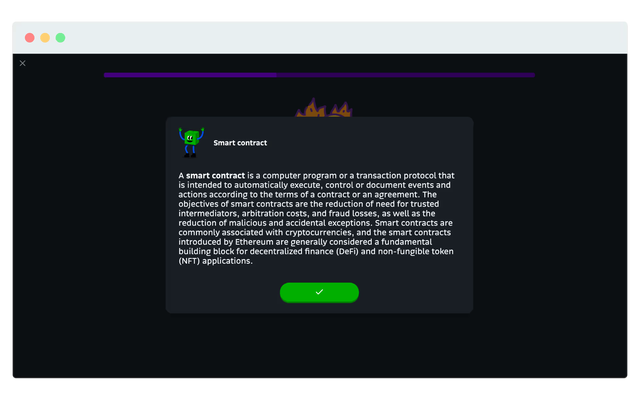 Glossar-Popup in der Bitsonauts Academy