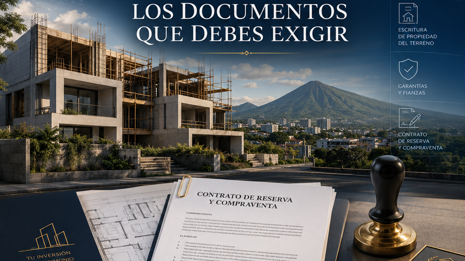Comprar en Planos en El Salvador: Los Documentos Que Debes Exigir