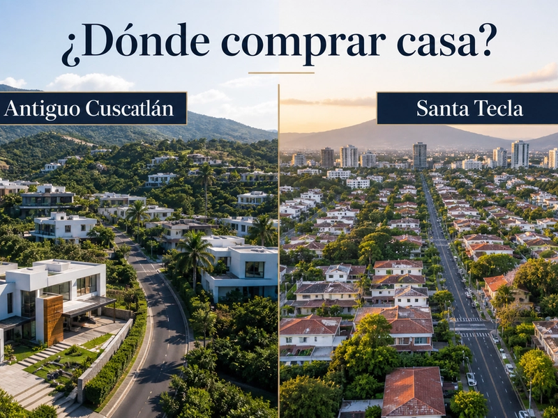 Antiguo Cuscatlán vs Santa Tecla: ¿Dónde Comprar Casa?