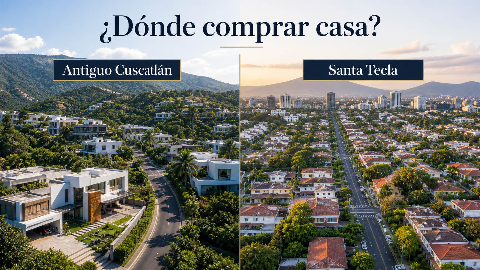 Antiguo Cuscatlán vs Santa Tecla: ¿Dónde Comprar Casa?