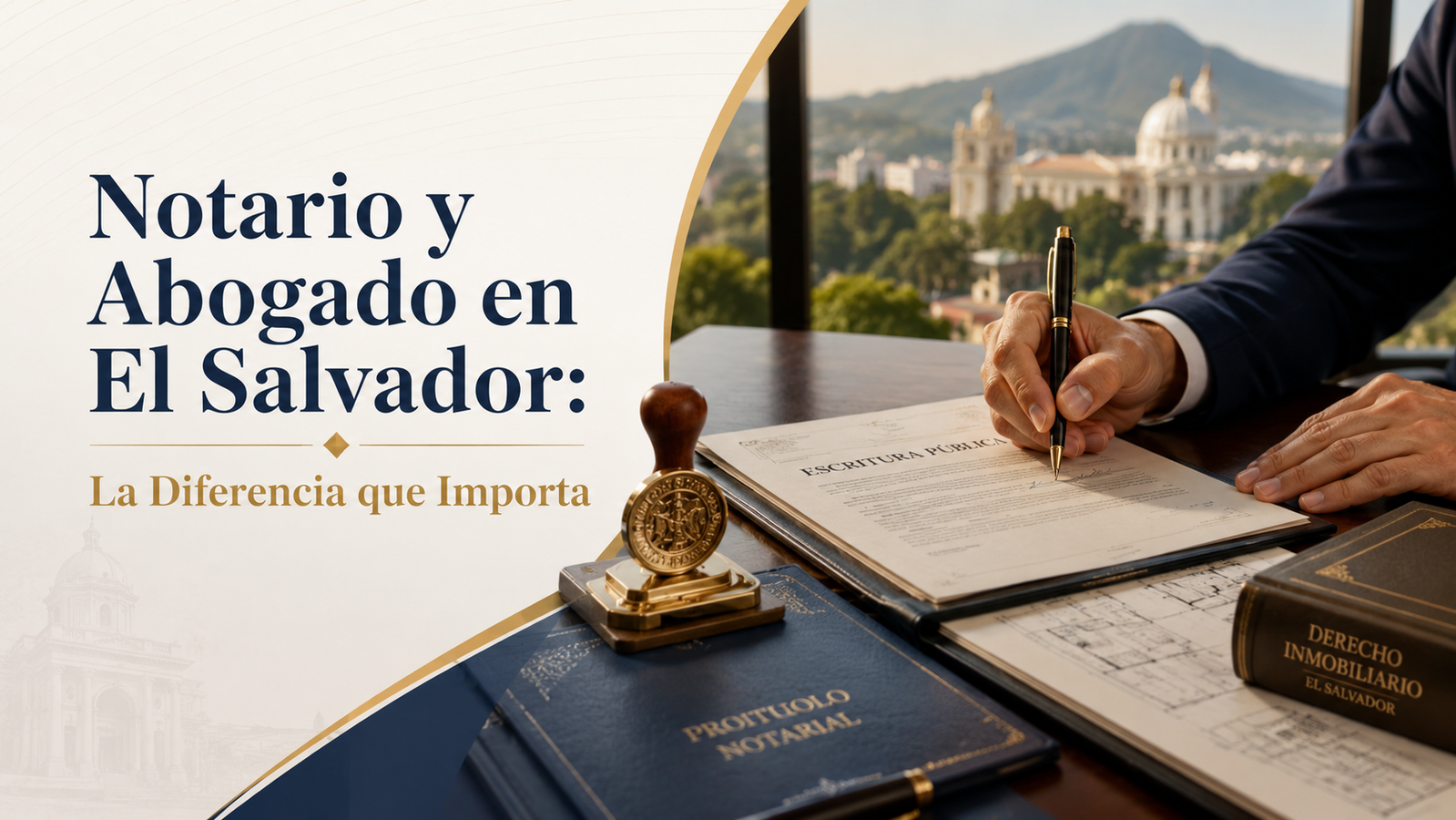 Notario y Abogado en El Salvador: La Diferencia que Importa