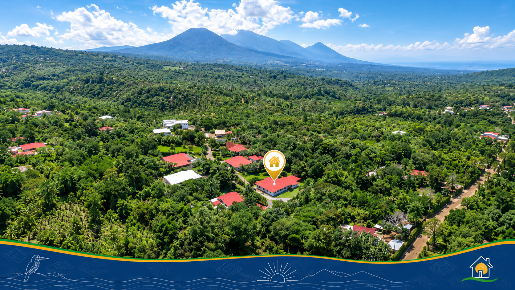 Casa de Lujo con Vista a Volcanes en Juayúa