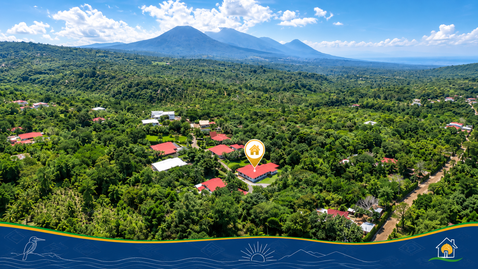 Casa de Lujo con Vista a Volcanes en Juayúa