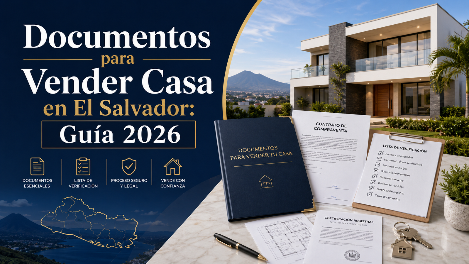 Documentos para Vender Casa en El Salvador: Guía 2026