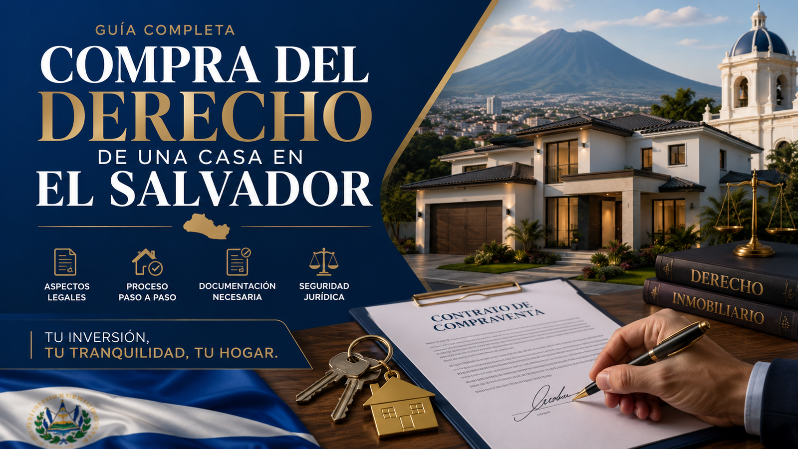 Comprar el derecho de una casa en El Salvador: lo que nadie te explica antes de firmar