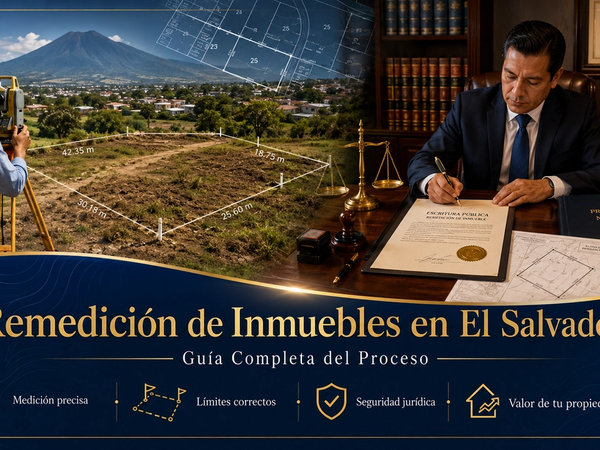 Remedición de Inmuebles en El Salvador: Guía Completa del Proceso