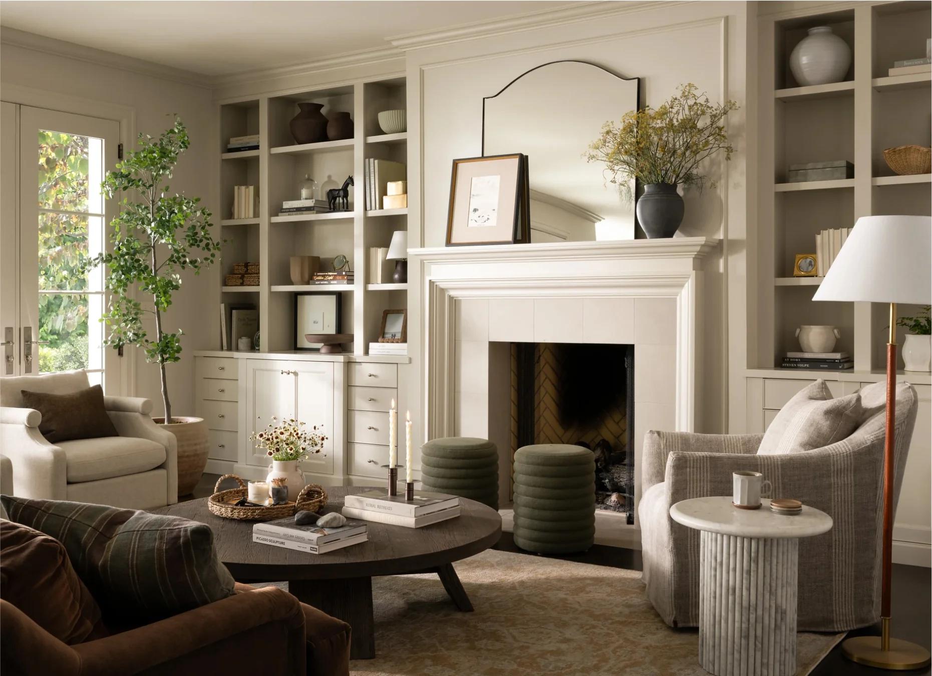 House on Maple living room